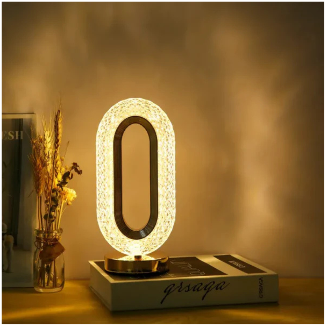 USB Powered Acrylic Table Lamp for Kids Bedroom